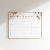 SIERRA Boho到着日を推測ベビーゲーム16x20 ポスター