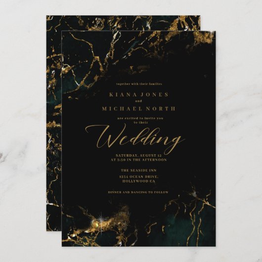 Sierra Jack ID644 gr/blk招待状 招待状 (正面/裏面)