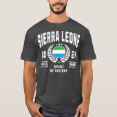 Sierra Leone 2024 Sports Lover Tシャツ (正面)