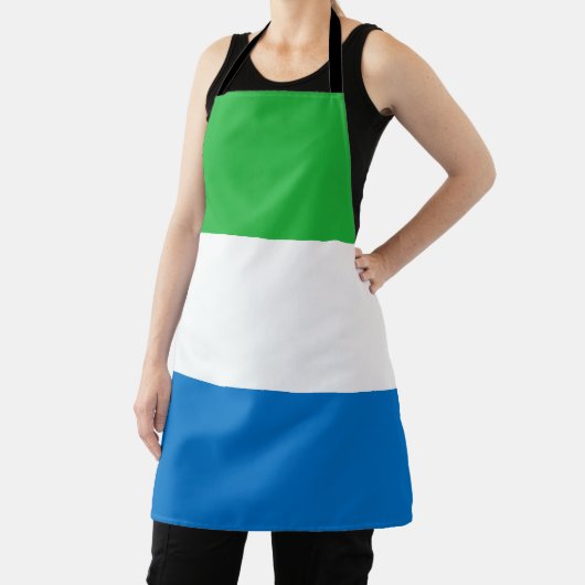 Sierra Leone Flag エプロン (インサイチュ)