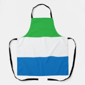 Sierra Leone Flag エプロン (正面)