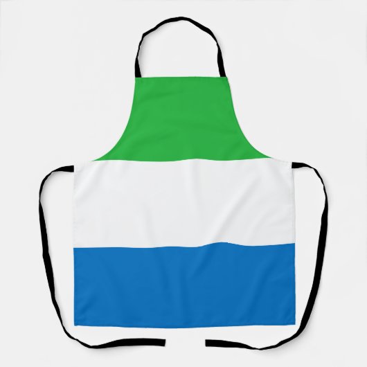 Sierra Leone Flag エプロン (正面)
