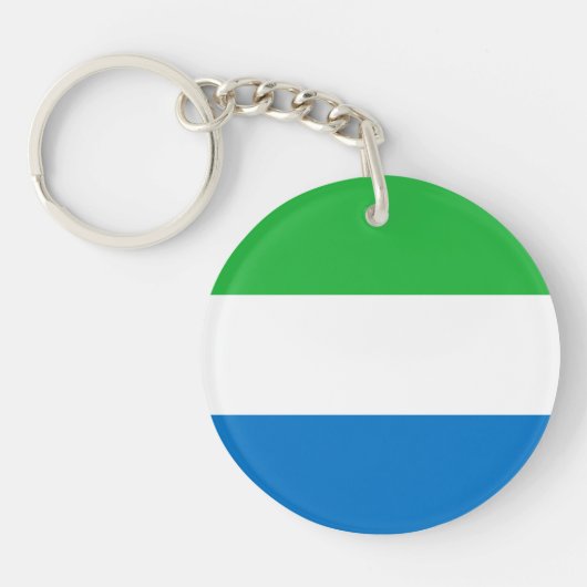 Sierra Leone Flag キーホルダー (正面)
