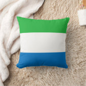 Sierra Leone Flag クッション (ブランケット)