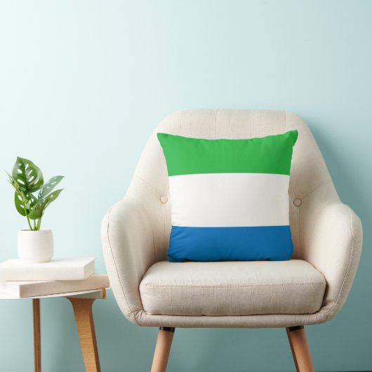 Sierra Leone Flag クッション (椅子)