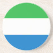 Sierra Leone Flag コースター (正面)