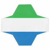 Sierra Leone Flag サッカーボール (フラット)