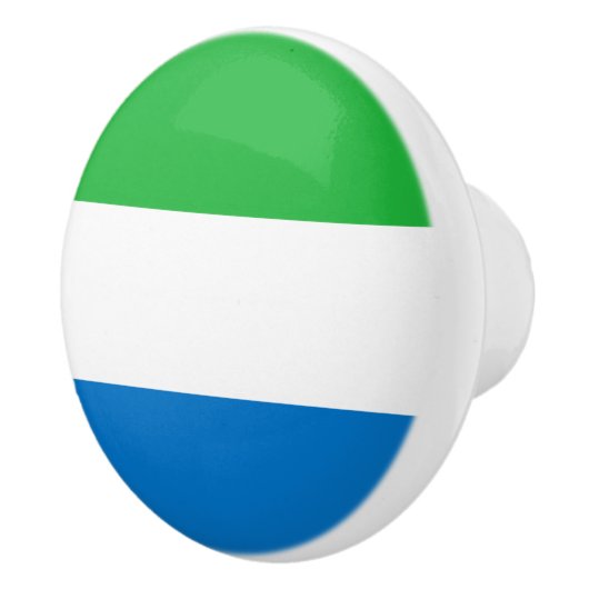 Sierra Leone Flag セラミックノブ (右)