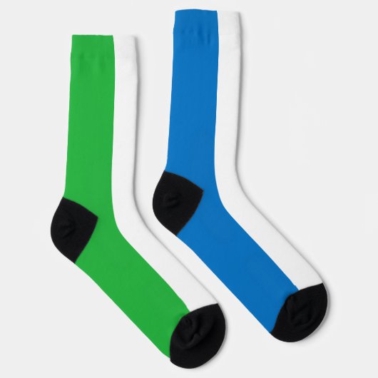 Sierra Leone Flag ソックス (右)
