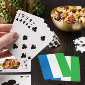 Sierra Leone Flag トランプ (インサイチュ)