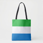 Sierra Leone Flag トートバッグ (正面)