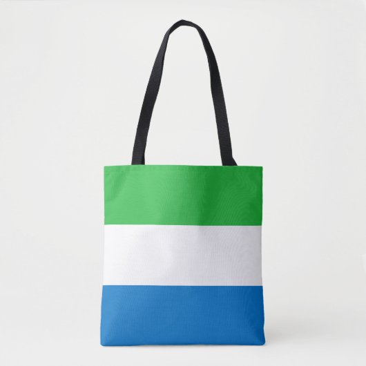 Sierra Leone Flag トートバッグ (正面)