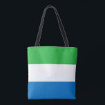 Sierra Leone Flag トートバッグ<br><div class="desc">Patriotic flag of Sierra Leone.</div>