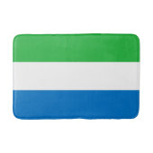 Sierra Leone Flag バスマット (正面)