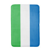 Sierra Leone Flag バスマット (正面縦)