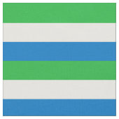 Sierra Leone Flag ファブリック (クローズアップ)