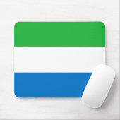 Sierra Leone Flag マウスパッド (マウス)