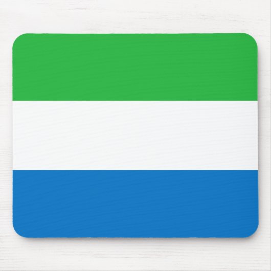 Sierra Leone Flag マウスパッド (正面)
