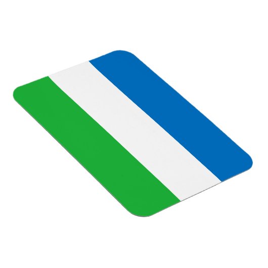 Sierra Leone Flag マグネット (右側)