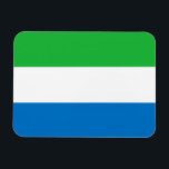 Sierra Leone Flag マグネット<br><div class="desc">Patriotic flag of Sierra Leone.</div>