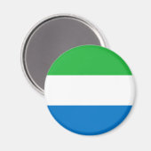 Sierra Leone Flag マグネット (正面/裏面)