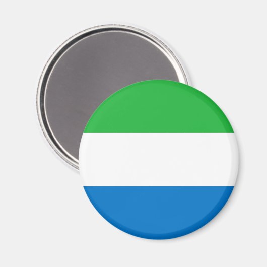 Sierra Leone Flag マグネット (正面/裏面)