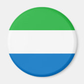 Sierra Leone Flag マグネット (正面)