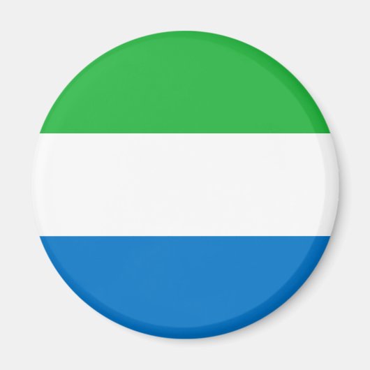 Sierra Leone Flag マグネット (正面)