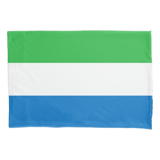 Sierra Leone Flag 枕カバー (正面)
