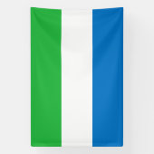 Sierra Leone Flag 横断幕 (縦)