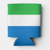 Sierra Leone Flag 缶クーラー (正面)