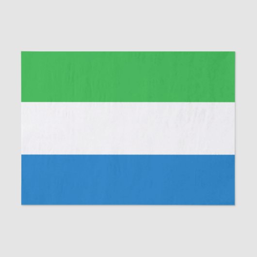 Sierra Leone Flag 薄葉紙 (正面)