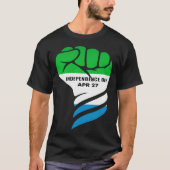 Sierra Leone independence day Black Pride Sweet Sa Tシャツ (正面)