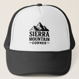 Sierra Mountain Corner – Adventure Logo T-shirt キャップ