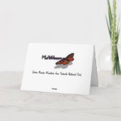 Sierra Nevada Mountains and Snow at Yosemite サンキューカード (裏面)