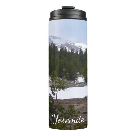 Sierra Nevada Mountains and Snow at Yosemite タンブラー (正面)