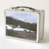 Sierra Nevada Mountains and Snow at Yosemite メタルランチボックス (正面)