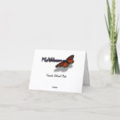 Sierra Nevada Mountains I from Yosemite サンキューカード (裏面)