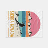 Sierra Nevada Spain  フリースブランケット (正面(横))