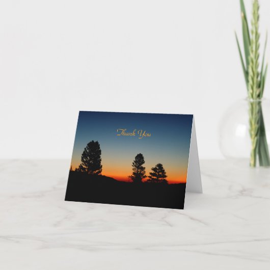 Sierra Sunrise空白のありがとう サンキューカード (正面)