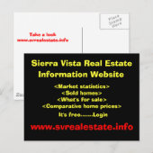Sierra Vista 実在 Estate, Information Webサイト， ... ポストカード (正面/裏面)