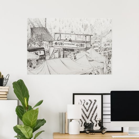 Sierre to Zinal Mountain Race The Finish 2012. ポスター (ホームオフィス)