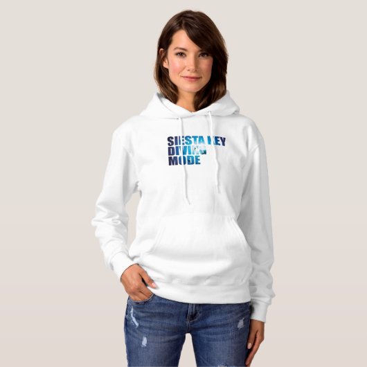 Siesta Key Diving Mode Scuba Diver パーカ (正面フル)