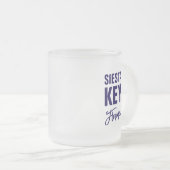 Siesta Key Florida Coffee Mug フロストグラスマグカップ (正面右)