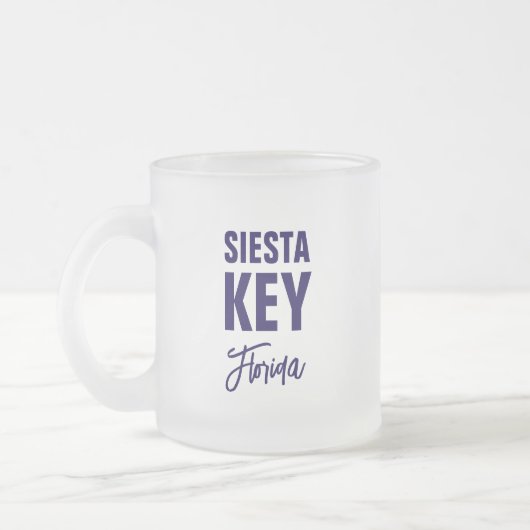 Siesta Key Florida Coffee Mug フロストグラスマグカップ (左)