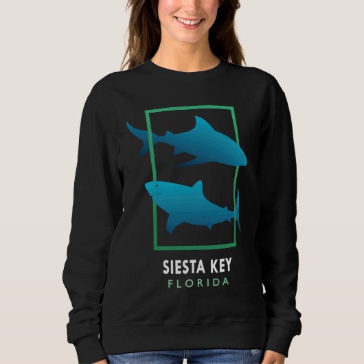 Siesta Key  Florida  Souvenir  1 スウェットシャツ (正面)
