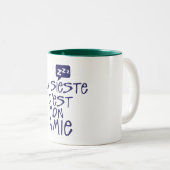 sieste est mon ami citation bulle  ツートーンマグカップ (正面右)
