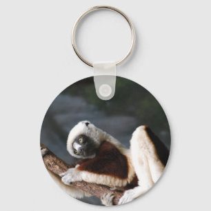 SifakaのかわいいLemur Keychain キーホルダー