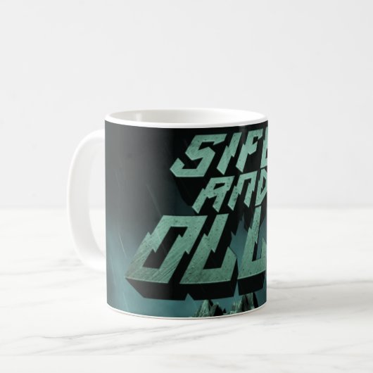 SiflおよびOllyの重金属のファンタジーのマグ コーヒーマグカップ (正面左)