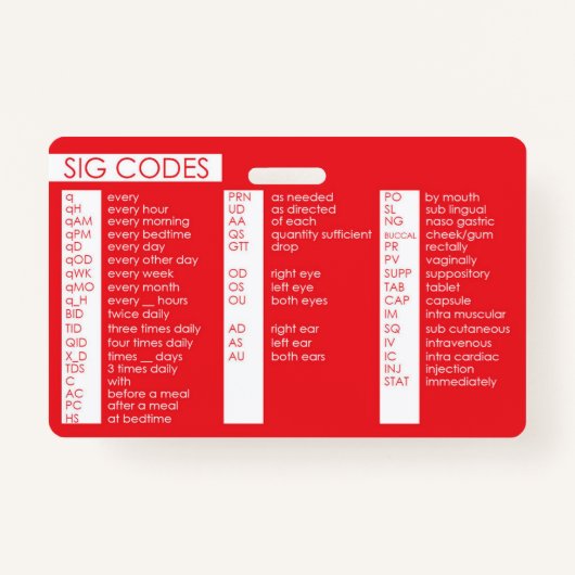 sigコード バッジ (正面)